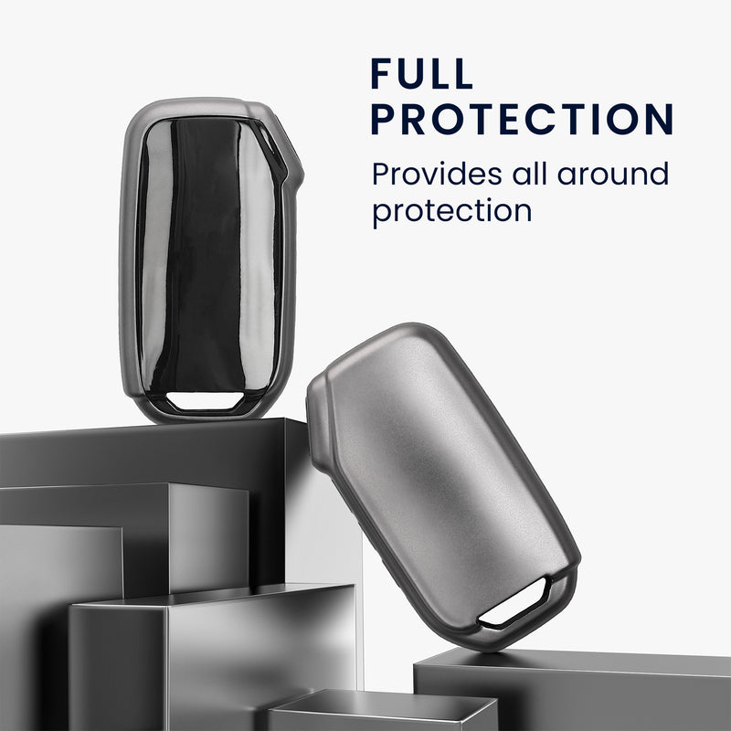 kwmobile Autoschlüssel Hülle kompatibel mit Kia 3-Tasten Smart Key Autoschlüssel - Schlüsselhülle Silikon Cover