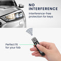 kwmobile Autoschlüssel Hülle kompatibel mit Kia 3-Tasten Smart Key Autoschlüssel - Schlüsselhülle Silikon Cover