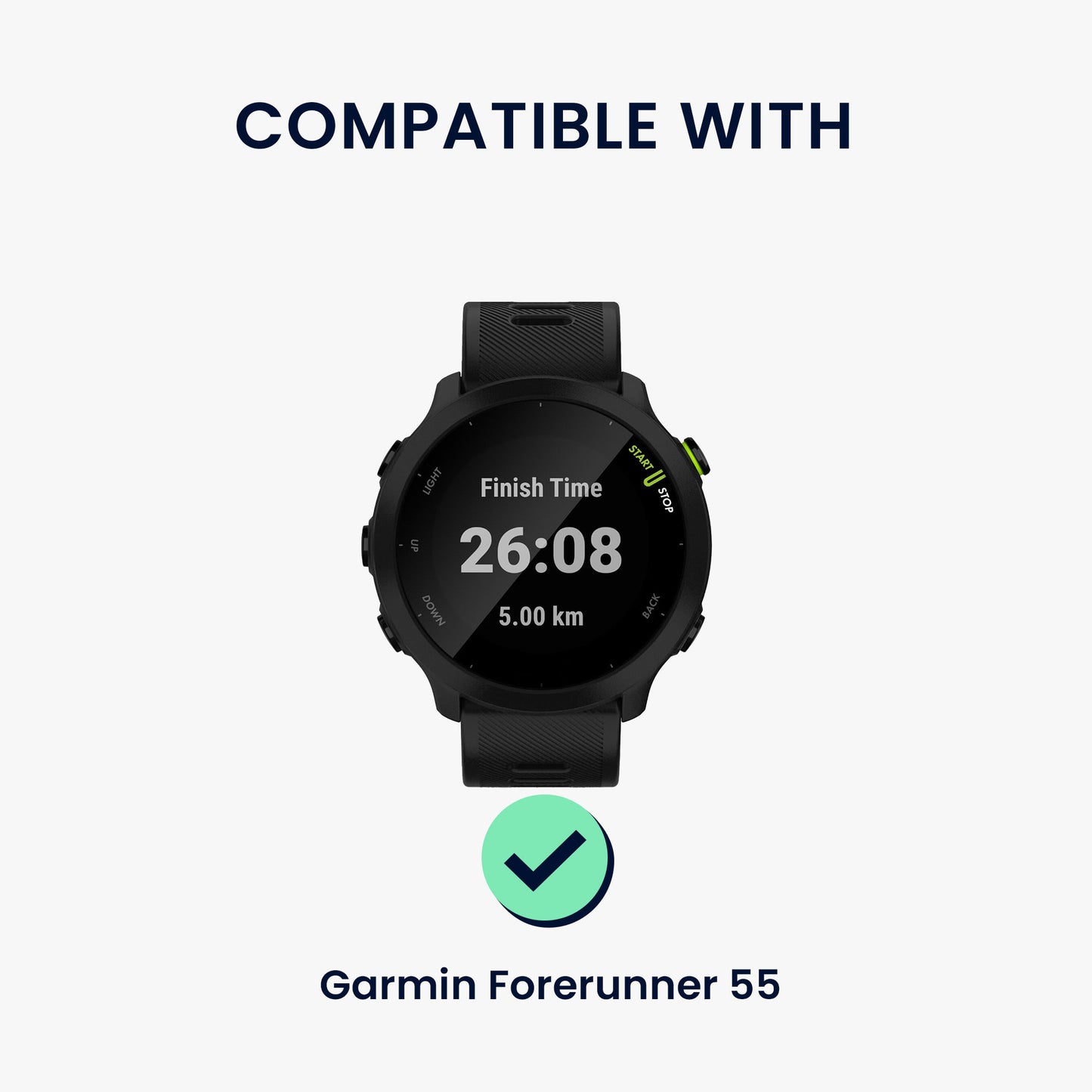 kwmobile Ersatzarmband kompatibel mit Garmin Forerunner 55 Armband