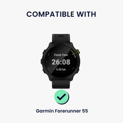 kwmobile Ersatzarmband kompatibel mit Garmin Forerunner 55 Armband - Schwarz - Sonstiges