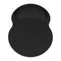 kwmobile Mauspad mit Handgelenkstütze - Mausunterlage mit Handgelenkauflage aus Polyester und Silikon - Maus Pad mit Handballenauflage Büro Gaming Schreibtisch