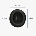 kwmobile Ohr Polster für Shure AONIC 50 / SRH 1540 Ohrpolster Ersatz Kopfhörer Ersatzteile Over Ear Headphones
