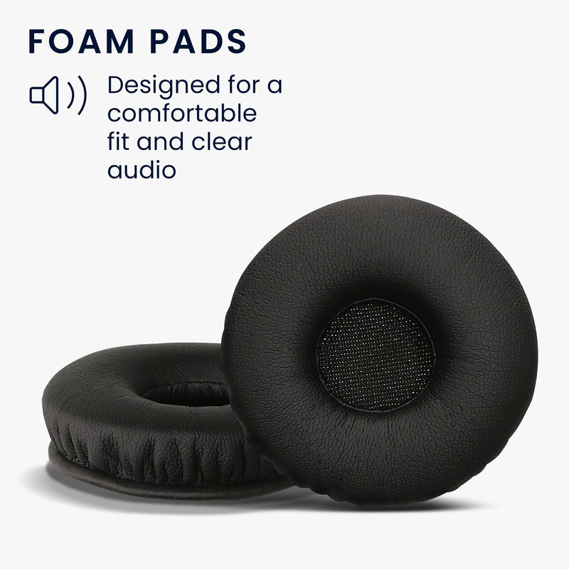 kwmobile Ohr Polster für Jabra Biz 2300 USB Duo / Biz 2300 QD / Biz 2300 USB MS Ohrpolster Ersatz Ohrpolster Kopfhörer Ersatzteile Kopfhörer Ersatzpolster für Over Ear Headphones