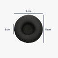 kwmobile Ohr Polster für Jabra Biz 2300 USB Duo / Biz 2300 QD / Biz 2300 USB MS Ohrpolster Ersatz Ohrpolster Kopfhörer Ersatzteile Kopfhörer Ersatzpolster für Over Ear Headphones
