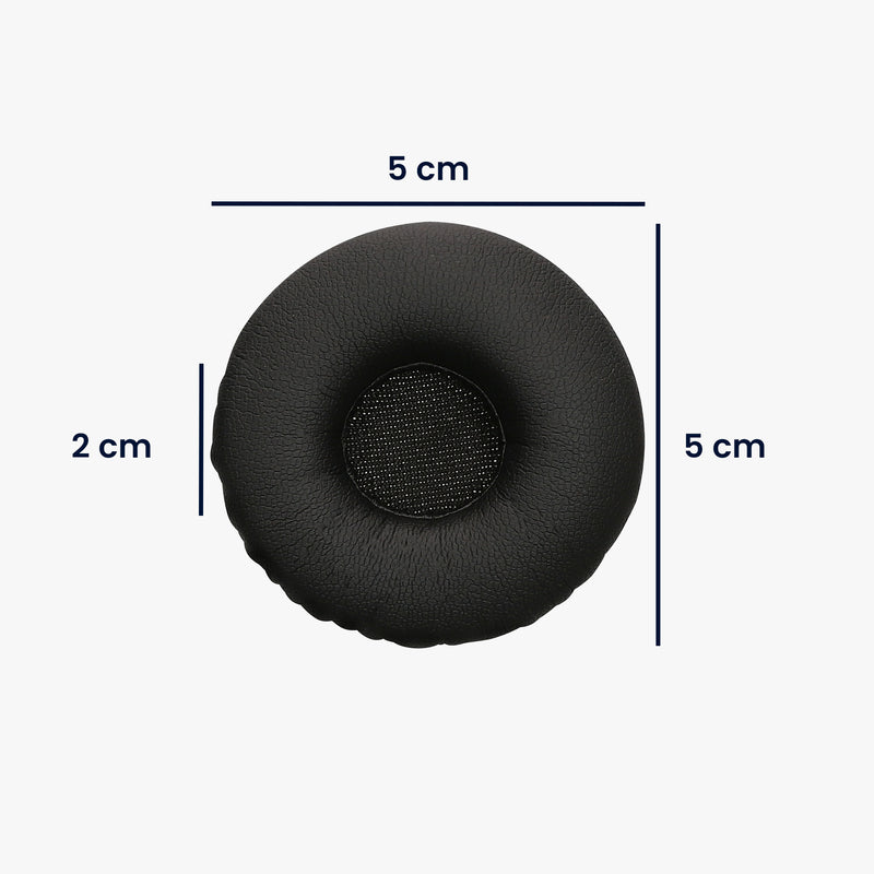 kwmobile Ohr Polster für Jabra Biz 2300 USB Duo / Biz 2300 QD / Biz 2300 USB MS Ohrpolster Ersatz Ohrpolster Kopfhörer Ersatzteile Kopfhörer Ersatzpolster für Over Ear Headphones