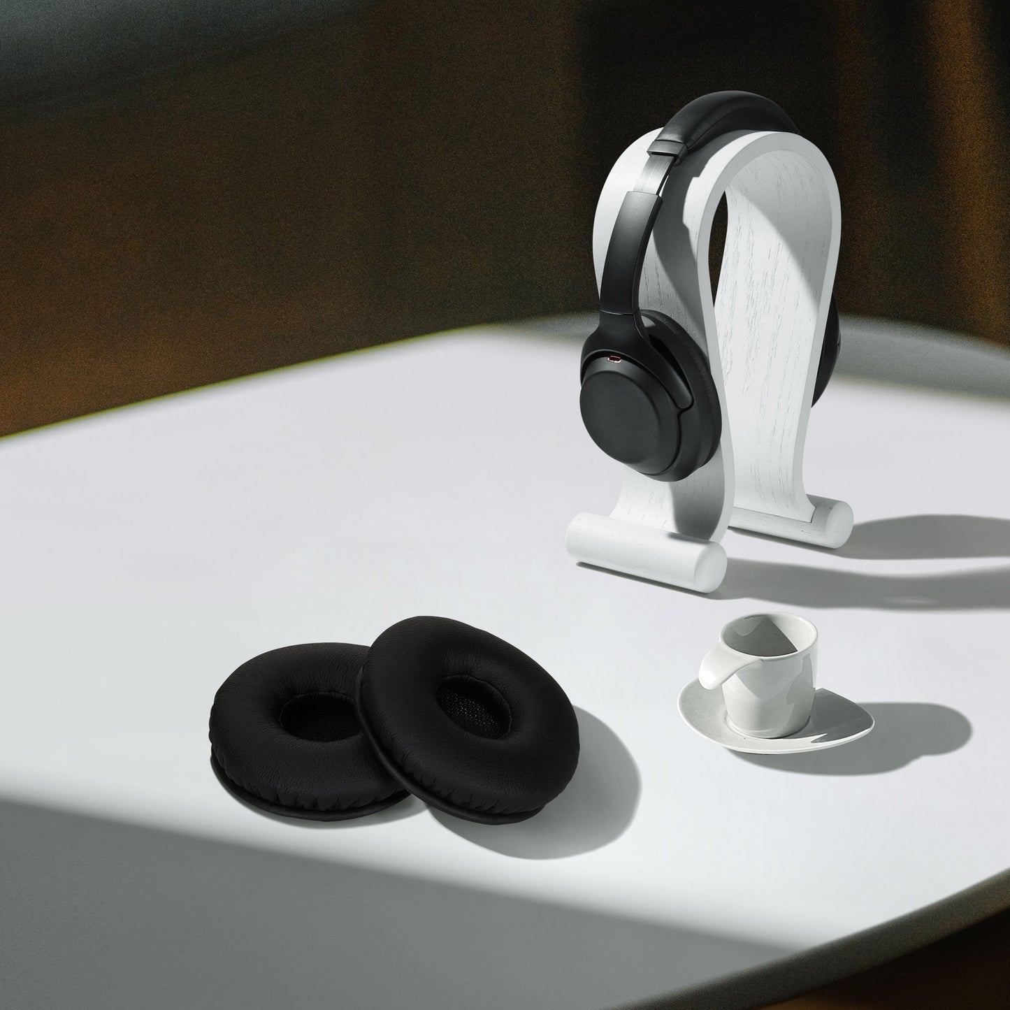 kwmobile Ohr Polster für Jabra Biz 2300 USB Duo / Biz 2300 QD / Biz 2300 USB MS Ohrpolster Ersatz Ohrpolster Kopfhörer Ersatzteile Kopfhörer Ersatzpolster für Over Ear Headphones