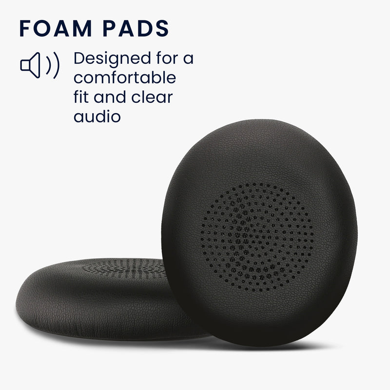 2x Ohrpolster für Jabra Jabra Elite 45h / Evolve2 65 / Evolve2 40