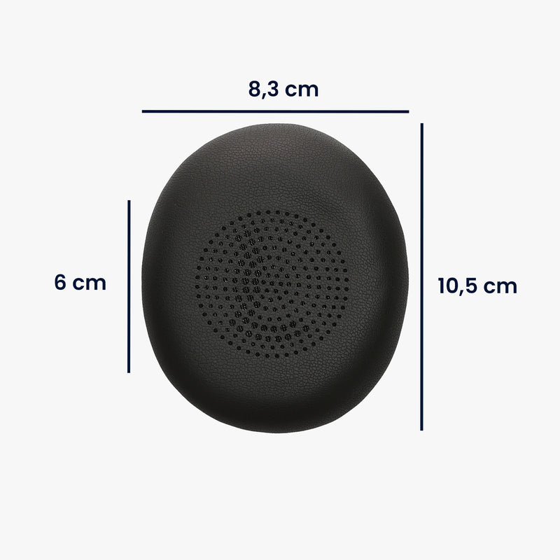 2x Ohrpolster für Jabra Jabra Elite 45h / Evolve2 65 / Evolve2 40