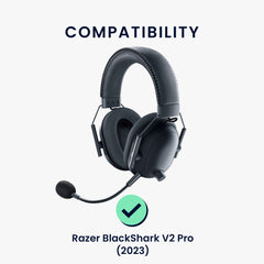 2x Ohrpolster für Razer BlackShark V2 Pro (2023) - Schwarz - Sonstiges