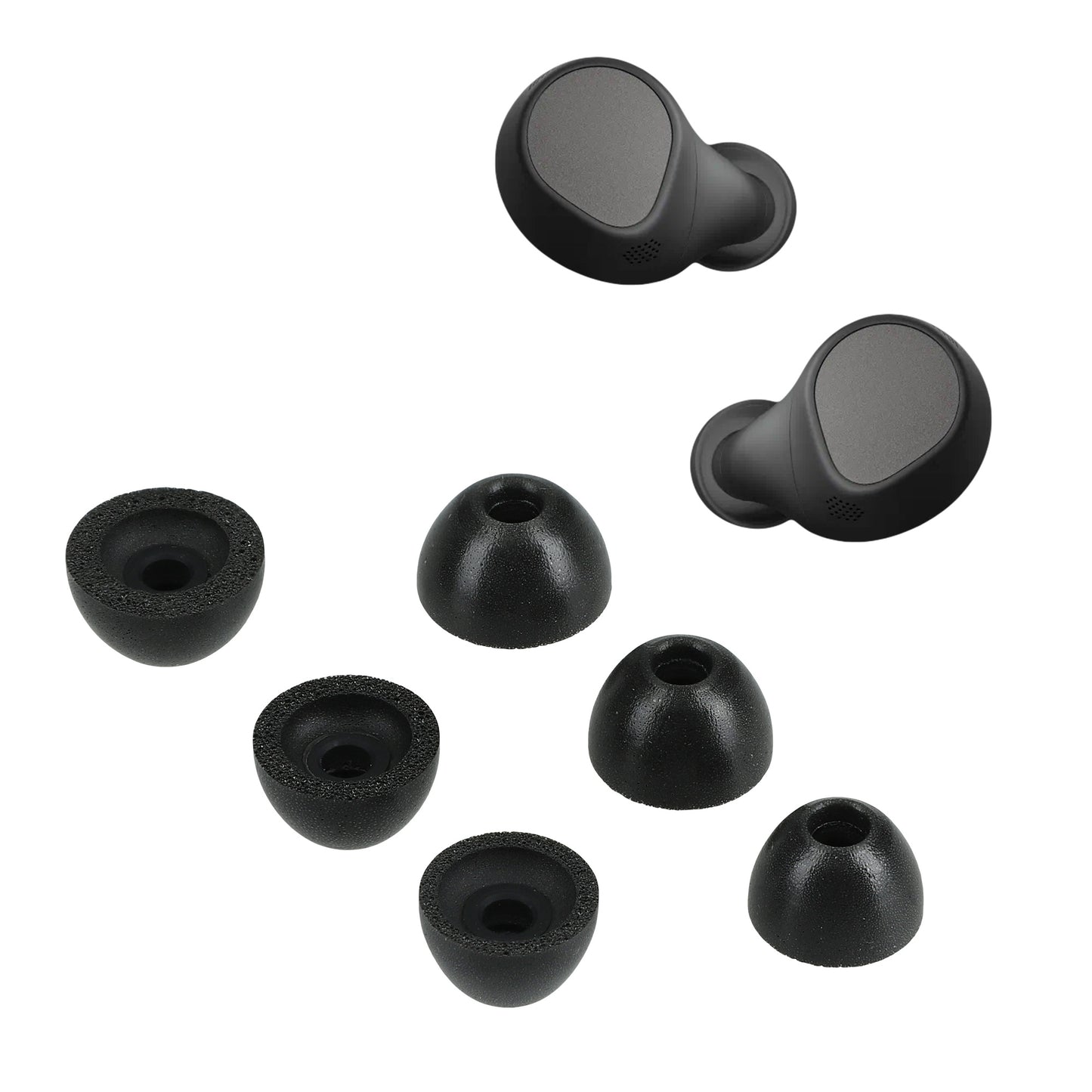 kwmobile Ersatz In Ear Kopfhörer kompatibel mit Jabra Elite 7 Pro Polster Ohrstöpsel In-Ear Ohrhörer
