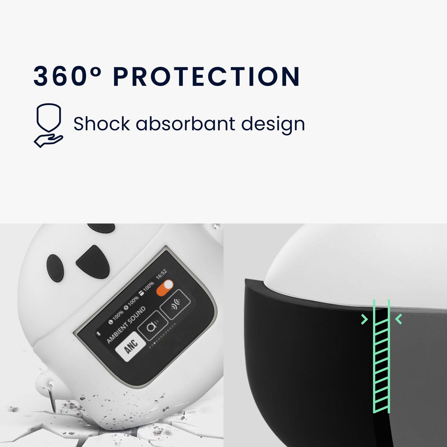 Silikon Hülle für JBL Tour Pro 2 Geist