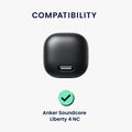 Silikon Hülle für Anker Soundcore Liberty 4 NC Geist