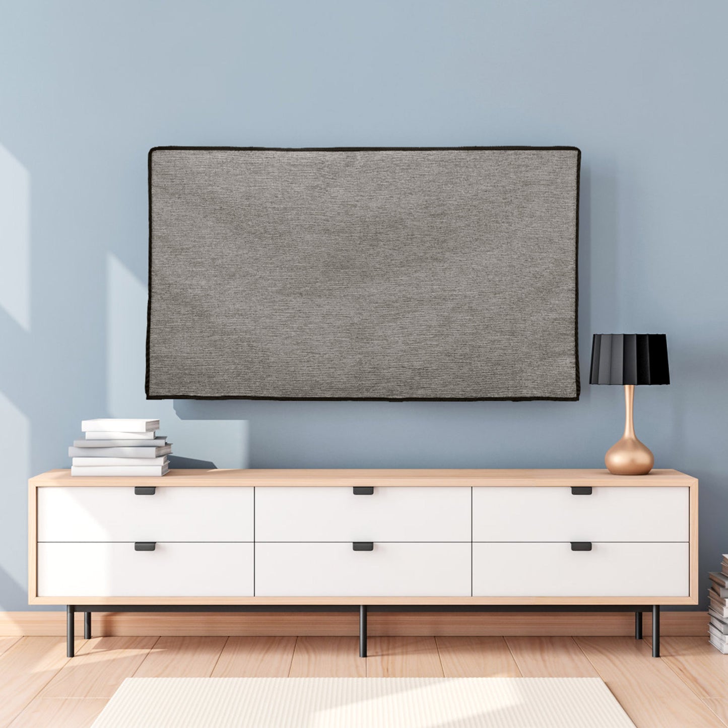 kwmobile 85" TV Abdeckung Indoor - Fernseher Hülle