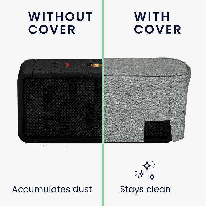 kwmobile Schutzhülle kompatibel mit Marshall Middleton Wireless Hülle - Staubhülle für Mini Lautsprecher - Speaker Cover