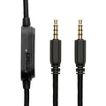 kwmobile Kopfhörerkabel für Alienware AW920H / AW720H / AW310H / AW510H / AW988 Ersatz Kabel 100 cm Mikrofon Lautstärkeregler 3.5mm Klinke