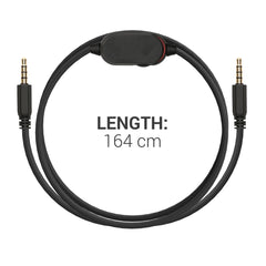 kwmobile Kopfhörerkabel für Alienware AW920H / AW720H / AW310H / AW510H / AW988 Ersatz Kabel 100 cm Mikrofon