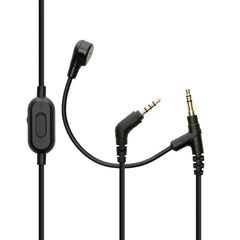 kwmobile Kopfhörerkabel für Sony WH-1000XM5 / WH-1000XM4 / MDR-100ABN / V-MODA - Ersatz Kabel 200 cm Mikrofon
