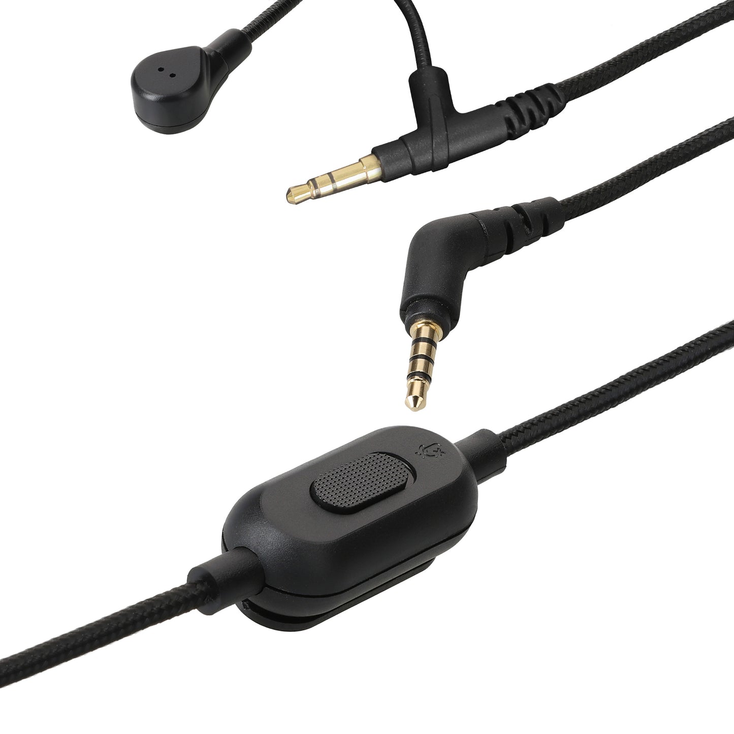 kwmobile Kopfhörerkabel für Sony WH-1000XM5 / WH-1000XM4 / MDR-100ABN / V-MODA - Ersatz Kabel 200 cm Mikrofon Lautstärkeregler - 3.5mm Klinke