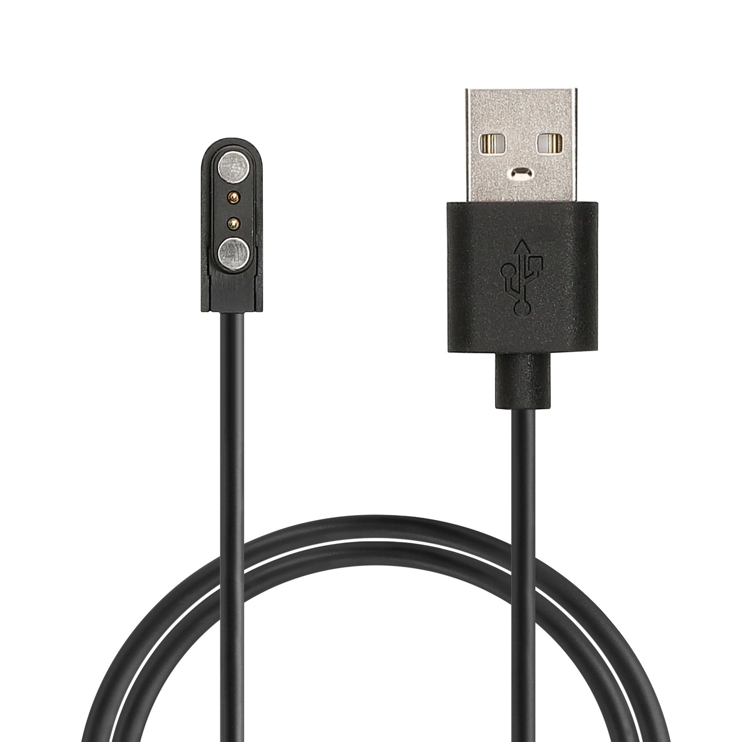kwmobile USB Kabel Charger kompatibel mit Mibro Watch T2 / Watch A2 / Watch C3 / Watch GS Pro Ladekabel - Smart Watch Ersatzkabel - Fitnesstracker Aufladekabel
