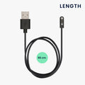 kwmobile USB Kabel Charger kompatibel mit Mibro Watch T2 / Watch A2 / Watch C3 / Watch GS Pro Ladekabel - Smart Watch Ersatzkabel - Fitnesstracker Aufladekabel