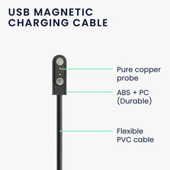 kwmobile USB Kabel Charger kompatibel mit Mibro Watch T2 / Watch A2 / Watch C3 / Watch GS Pro Ladekabel - Smart Watch