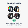 kwmobile USB Kabel Charger kompatibel mit Mibro Watch T2 / Watch A2 / Watch C3 / Watch GS Pro Ladekabel - Smart Watch Ersatzkabel - Fitnesstracker Aufladekabel
