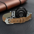 kwmobile Echtleder Uhrenarmband für Xiaomi Watch S1 Active / S1 Pro / S2 / S3 / Watch 2 Pro Armband - Ersatzarmband für Fitnesstracker - Wechselarmband Smartwatch