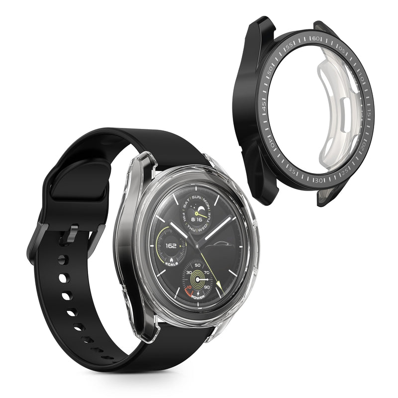 kwmobile Silikon Hülle für Xiaomi Watch S3 Schutzhülle Fullbody Display Cover Set
