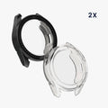 kwmobile Silikon Hülle für Xiaomi Watch S3 Schutzhülle Fullbody Display Cover Set