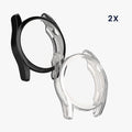 kwmobile Silikon Hülle für Huawei Watch GT 3 (46mm) Schutzhülle Fullbody Display Cover Set