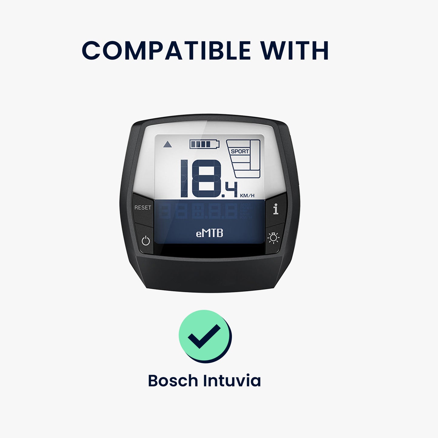 kwmobile EBike Fahrrad Computer Case kompatibel mit Bosch Intuvia Hülle