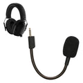 kwmobile Ersatz Kopfhörer Mikrofon kompatibel mit Razer Blackshark V2 / V2 Pro / V2 SE Headset - Gaming Headphones Mikrofon mit 3,5 mm Klinkenstecker - Schwarz Schwarz  