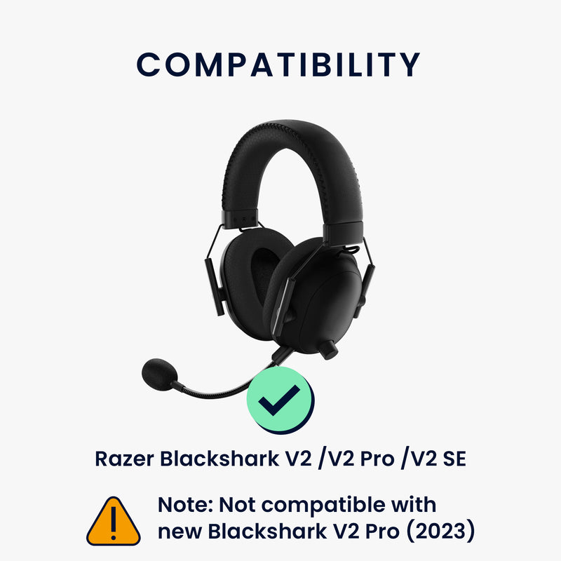 kwmobile Ersatz Kopfhörer Mikrofon kompatibel mit Razer Blackshark V2 / V2 Pro / V2 SE Headset - Gaming Headphones Mikrofon mit 3,5 mm Klinkenstecker