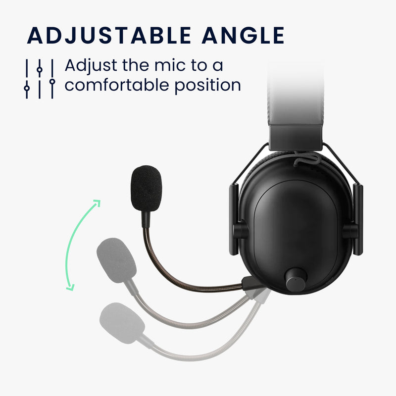 kwmobile Ersatz Kopfhörer Mikrofon kompatibel mit Razer Blackshark V2 / V2 Pro / V2 SE Headset - Gaming Headphones Mikrofon mit 3,5 mm Klinkenstecker