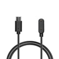 kwmobile USB C Ladekabel kompatibel mit Huawei Band 10 / Band 9 8 7 6 / Watch Fit 2 / Watch Fit 3 / Honor Band 10 9 8 7 6 - Kabel Charger - Smart Watch Typ C Ersatzkabel - Fitnesstracker Aufladekabel Schwarz  