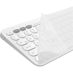 kwmobile Silikon Tastaturschutz für Logitech K380 - QWERTY US Keyboard Cover Abdeckung - Transparent Transparent  