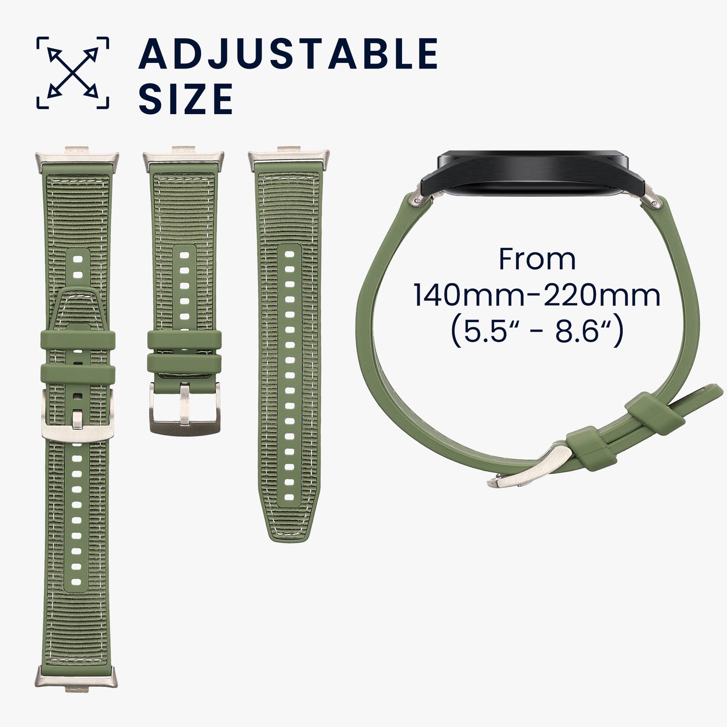 Armband für Xiaomi Smart Band 8 Pro / Band 9 Pro / Redmi Watch 5 / Redmi Watch 4
