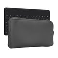 kwmobile Bluetooth Tastatur Cover kompatibel mit Logitech KEYS-TO-GO Hülle - Nylon Schutzhülle für Keyboard - Nylon Tasche mit Zipper - Dunkelgrau