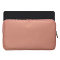 kwmobile Bluetooth Tastatur Cover kompatibel mit Logitech KEYS-TO-GO Hülle - Nylon Schutzhülle für Keyboard - Nylon Tasche mit Zipper - Pastell Pfirsich Pastell Pfirsich  