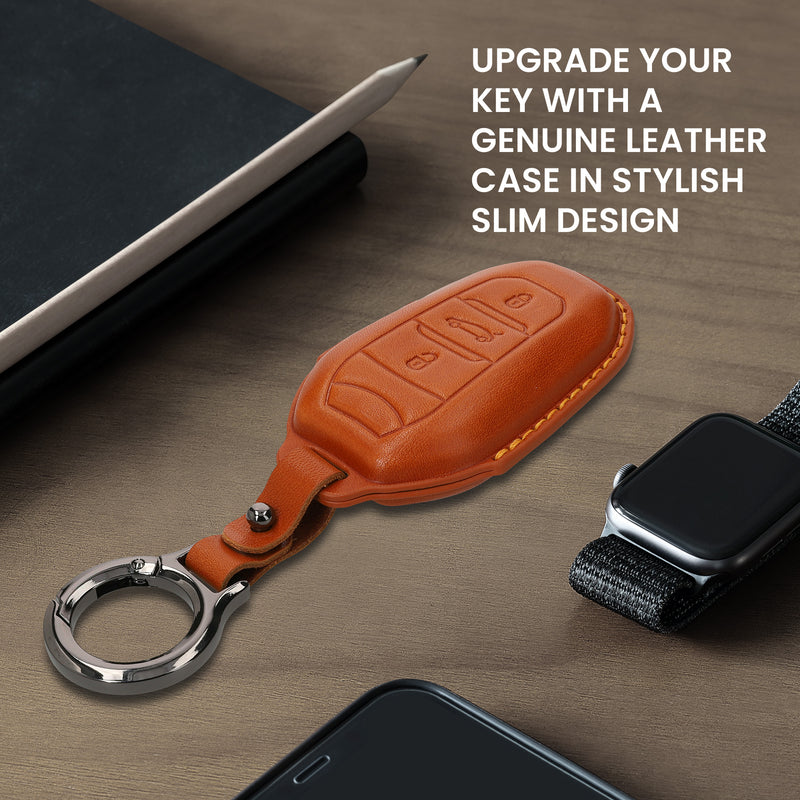 Hülle für Peugeot Citroen 3-Tasten Smartkey Autoschlüssel (nur Keyless Go)