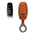 kwmobile Premium Autoschlüssel Schutzhülle kompatibel mit Audi A6 A7 A8 Q7 Q8 3-Tasten Autoschlüssel Keyless Hülle Tasche