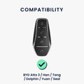 kwmobile Premium Autoschlüssel Schutzhülle kompatibel mit BYD Atto 3 / Sealion / Han / Tang / Dolphin / Seal Hülle - Schlüssel Tasche