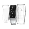 kwmobile Autoschlüssel Hülle kompatibel mit Mercedes Benz Smart Key Autoschlüssel (nur Keyless) - Schlüsselhülle Silikon Cover