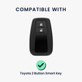 kwmobile Autoschlüssel Hülle kompatibel mit Toyota 2-Tasten Smart Key Autoschlüssel