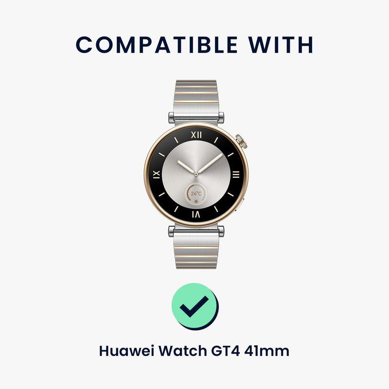 kwmobile Schutzglas kompatibel mit Huawei Watch GT4 41mm Folie - Hart Glas Schutzfolie für Smartwatch - Displayschutz für Fitness Tracker