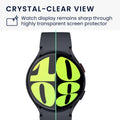 kwmobile Schutzglas kompatibel mit Samsung Galaxy Watch 6 44mm Folie Displayschutz für Fitness Tracker