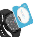 kwmobile Schutzglas kompatibel mit Samsung Galaxy Watch 4 Classic Folie Hart Glas Displayschutz für Fitness Tracker