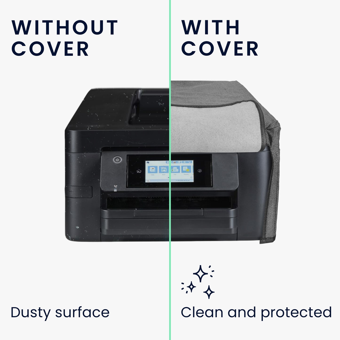 kwmobile Drucker Schützhülle kompatibel mit Epson Workforce WF-4820 Hülle - Printer Cover - Staubschutzhülle für Drucker