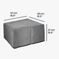kwmobile Drucker Schützhülle kompatibel mit Epson Workforce WF-4820 Hülle - Printer Cover - Staubschutzhülle für Drucker