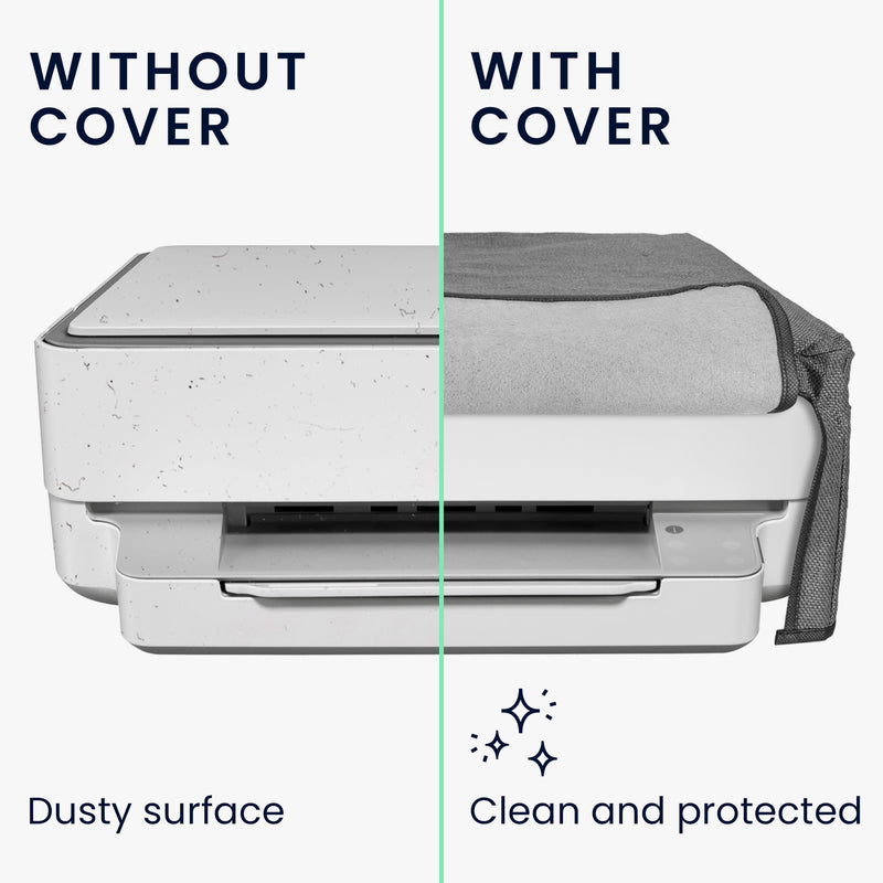 kwmobile Drucker Schützhülle kompatibel mit HP Envy 6020e / Envy 6055e Hülle - Printer Cover aus Staubschutzhülle für Drucker